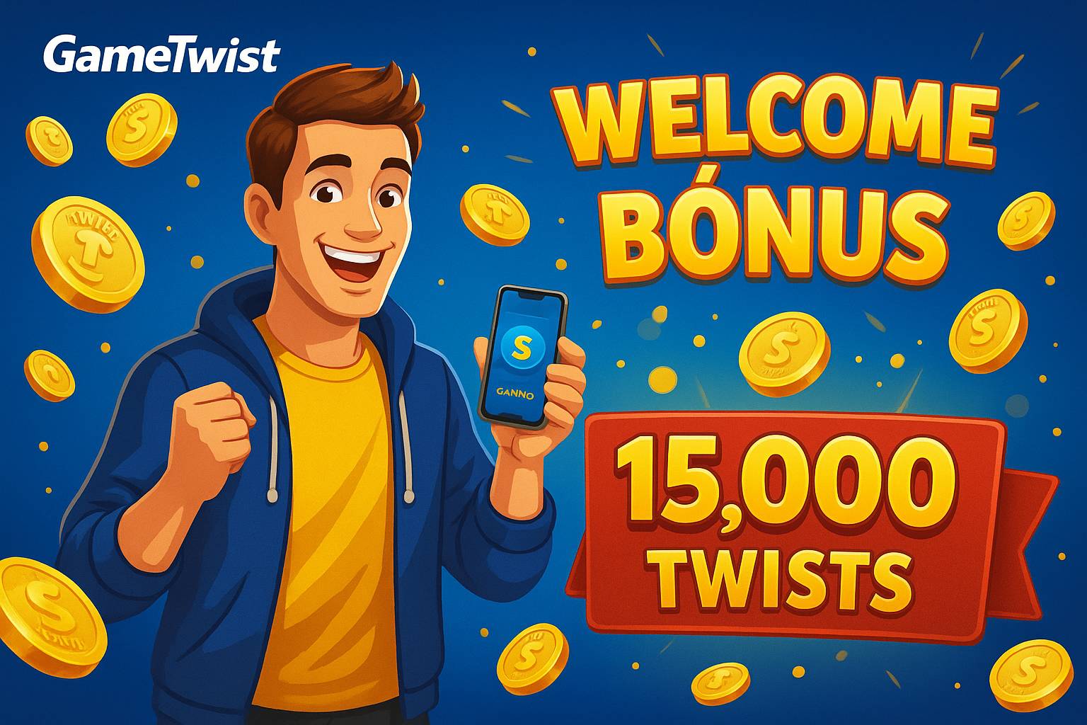 Criar uma nova Conta no plataforma GAMETWIST